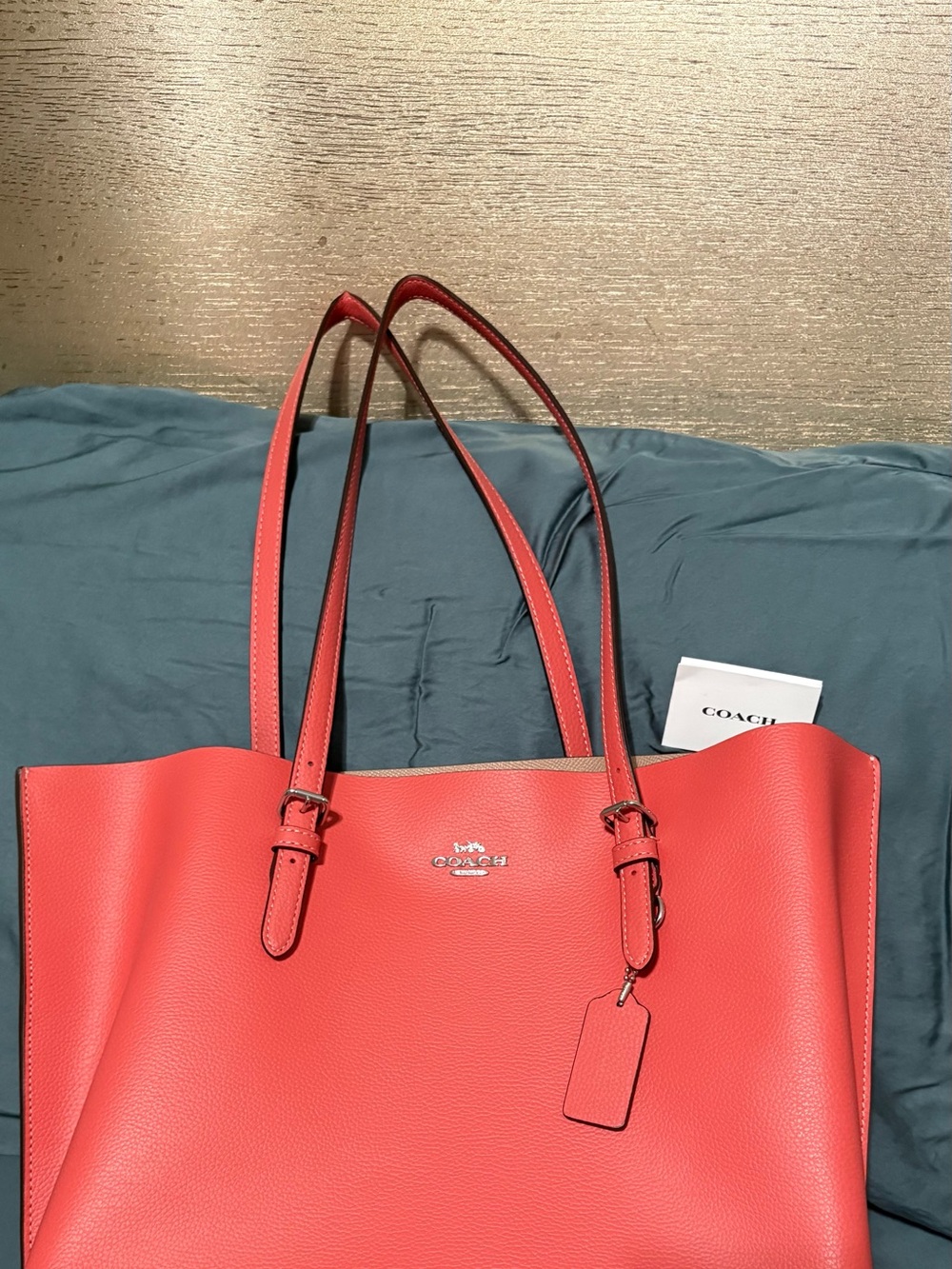 Coach orange purse NWOT